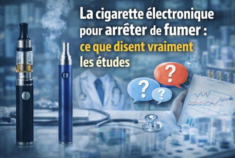 La cigarette électronique pour arrêter de fumer : ce que disent vraiment les études