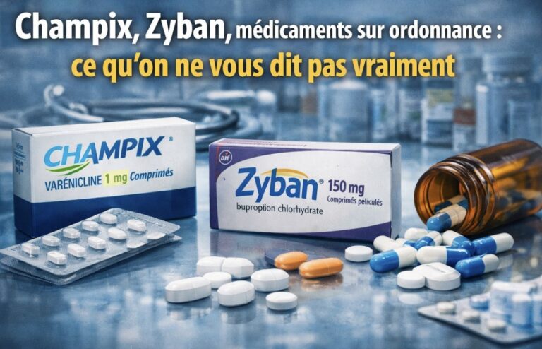 Champix, Zyban, médicaments sur ordonnance : ce qu&rsquo;on ne vous dit pas vraiment
