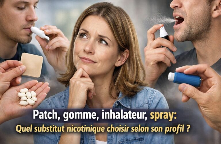 Patch, gomme, inhalateur, spray : quel substitut nicotinique choisir selon son profil